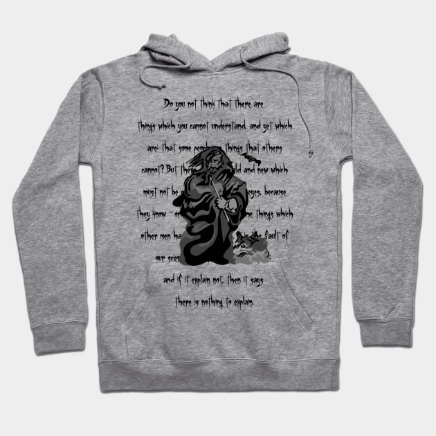 Dracula Quote Hoodie by Slightly Unhinged